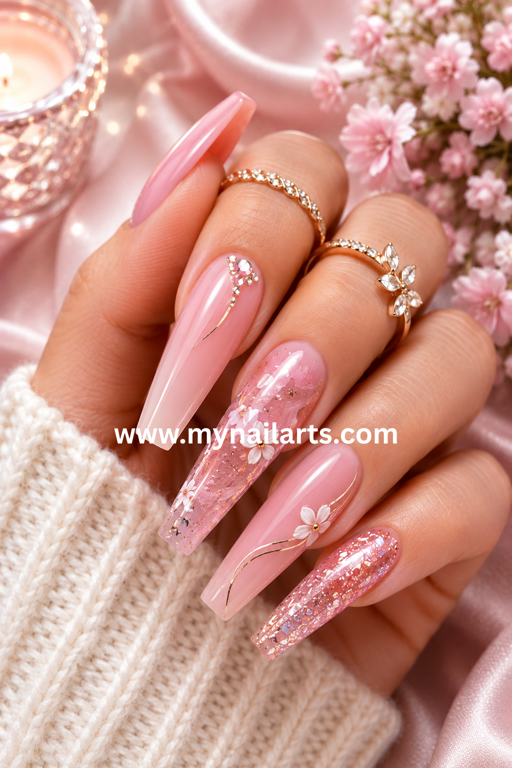 Acrylic nail designs for every skin